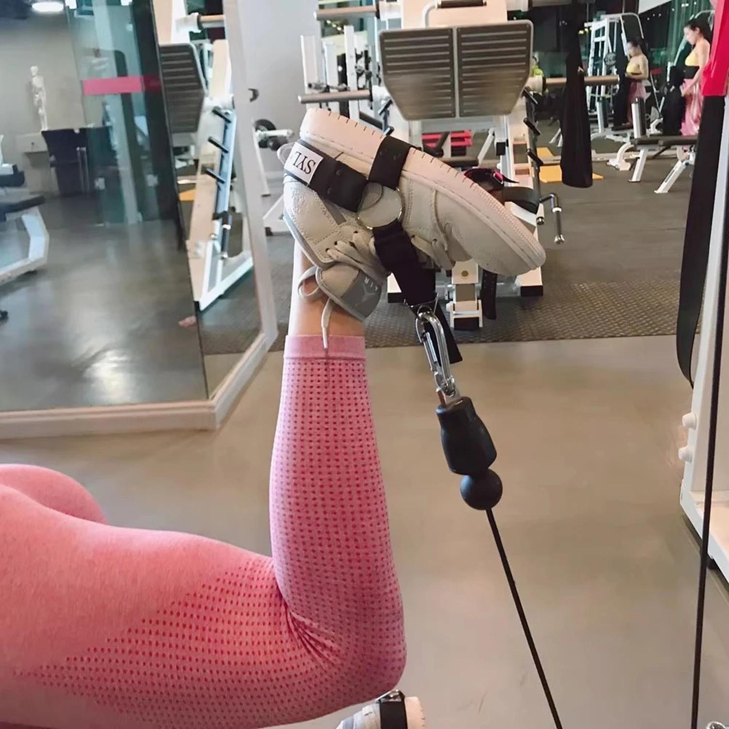 Arnés de zapatilla para polea glúteos kickback ajustable-2