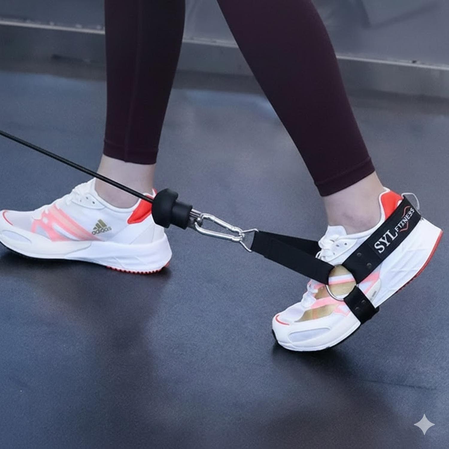Arnés de zapatilla para polea glúteos kickback ajustable-4