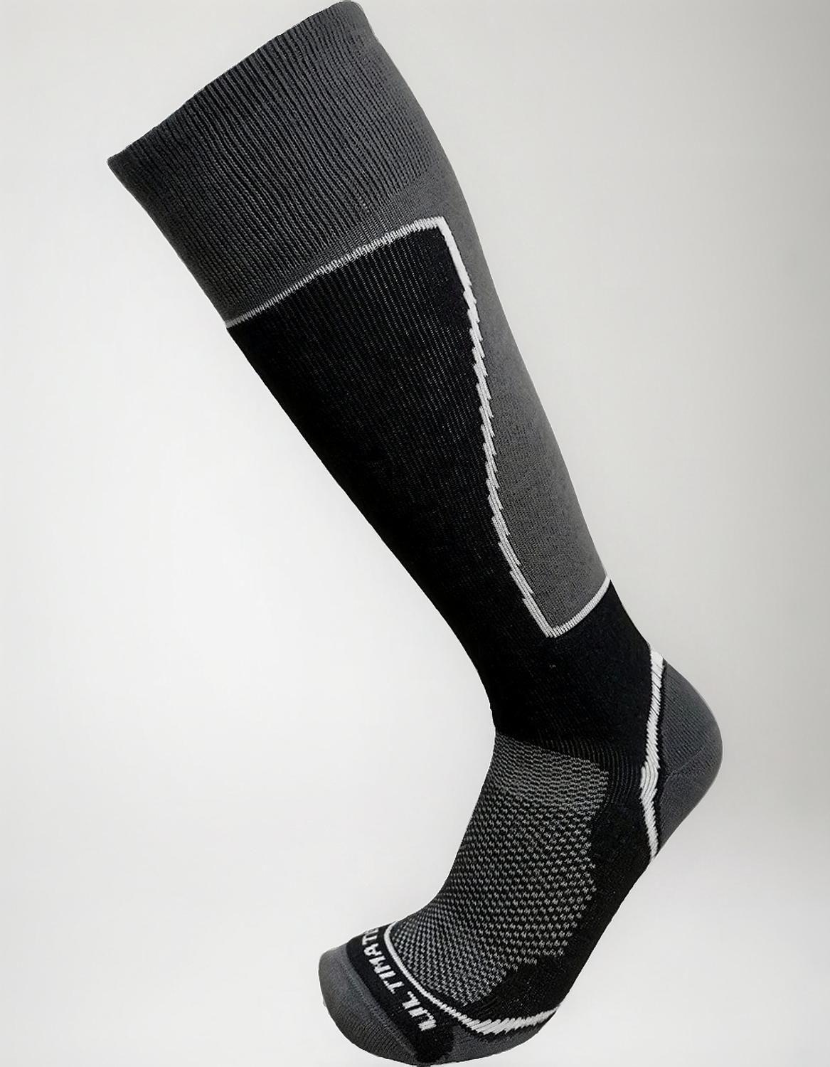 Calcetas 70% Lana Merino Para Ski Y Snowboard, Invierno L negro-0