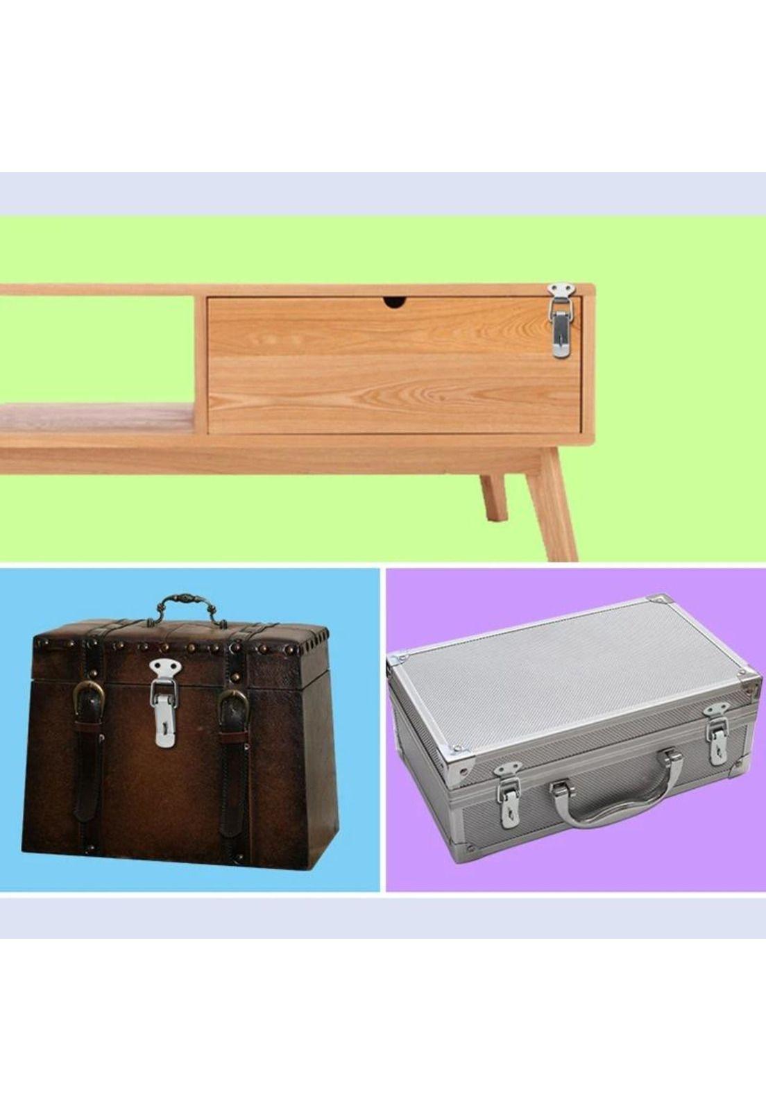 Clamp Pestillo Tipo Palanca Inoxidable Cajas y Muebles 130mm-7