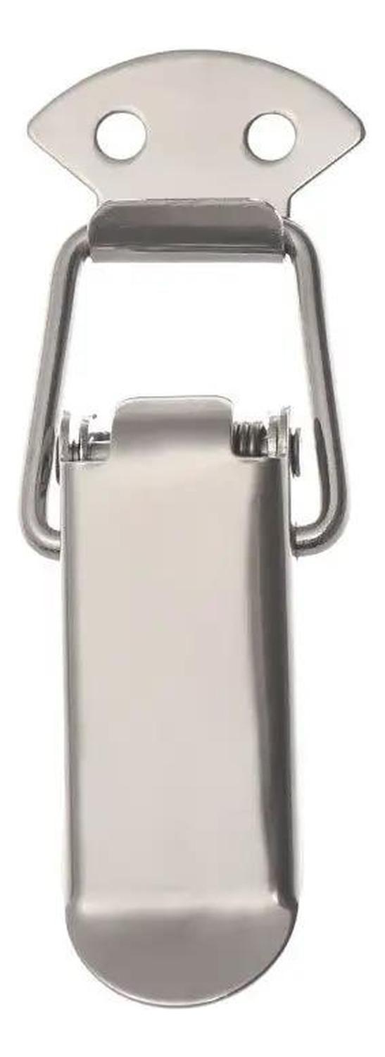 Clamp Pestillo Tipo Palanca Inoxidable Cajas Y Muebles 130mm Plateado-2