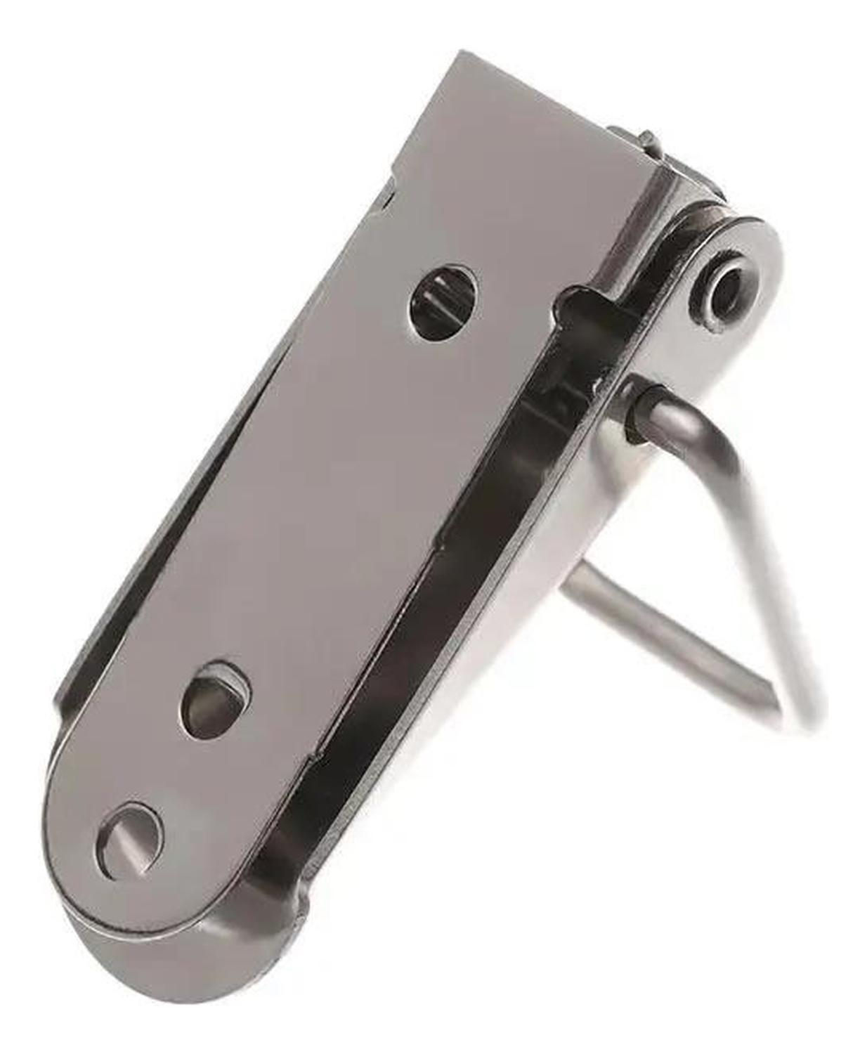 Clamp Pestillo Tipo Palanca Inoxidable Cajas Y Muebles 130mm Plateado-5