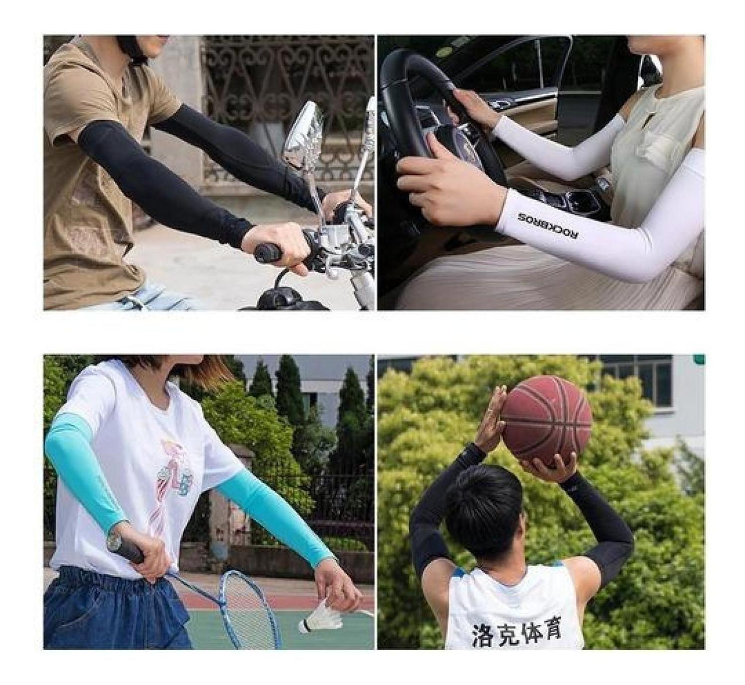 Mangas Rockbros Ciclismo, Deportes, Manejo, Uv400 Manguillas-2