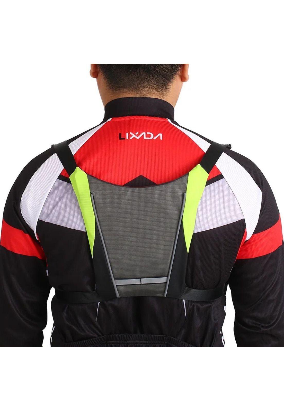 Chaleco LED Reflectante Señalización Ciclismo Control Remoto-8