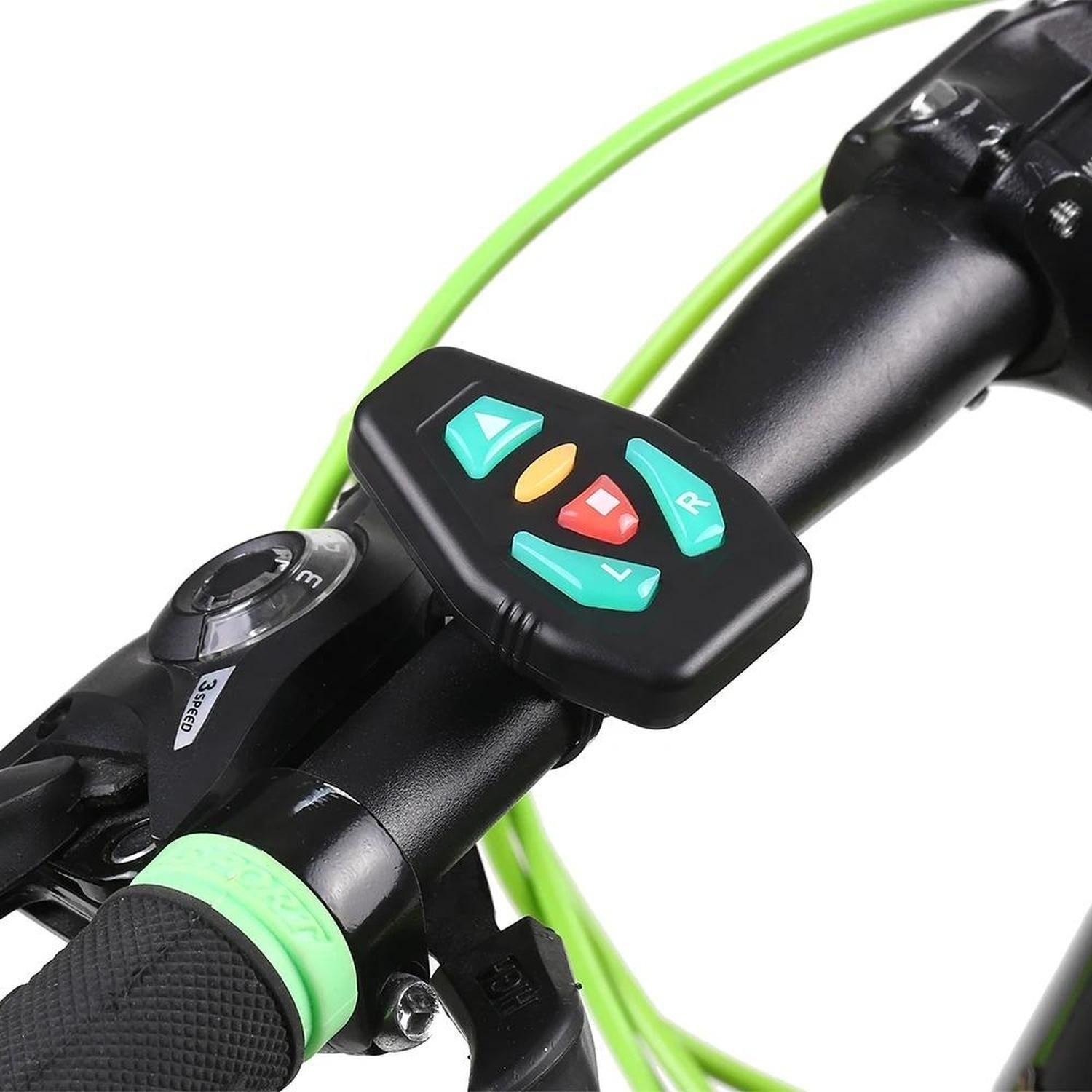 Chaleco Led Reflectante Señalización Ciclismo Control Remoto Verde-3