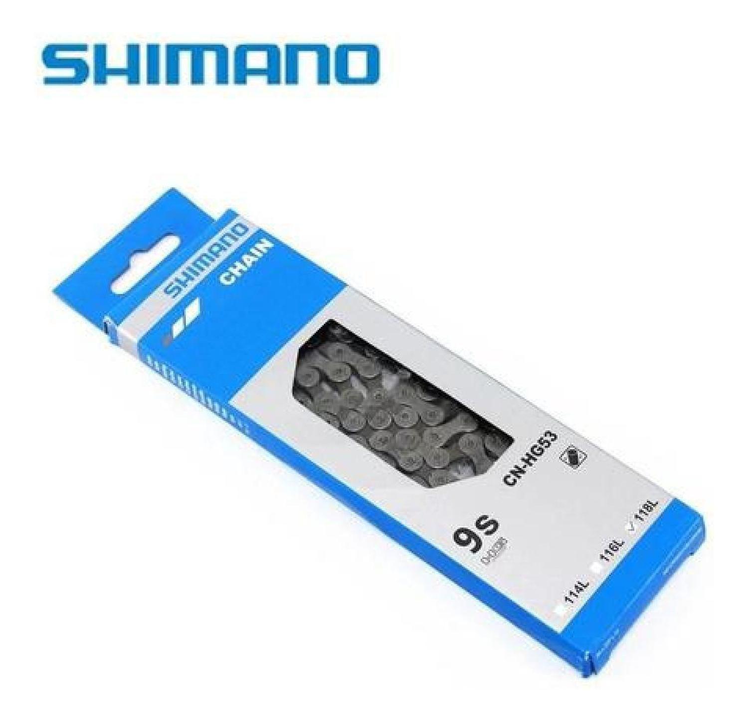 Cadena Shimano Cn-hg53 Supernarrow 116 Links 9v De Bicicleta-1