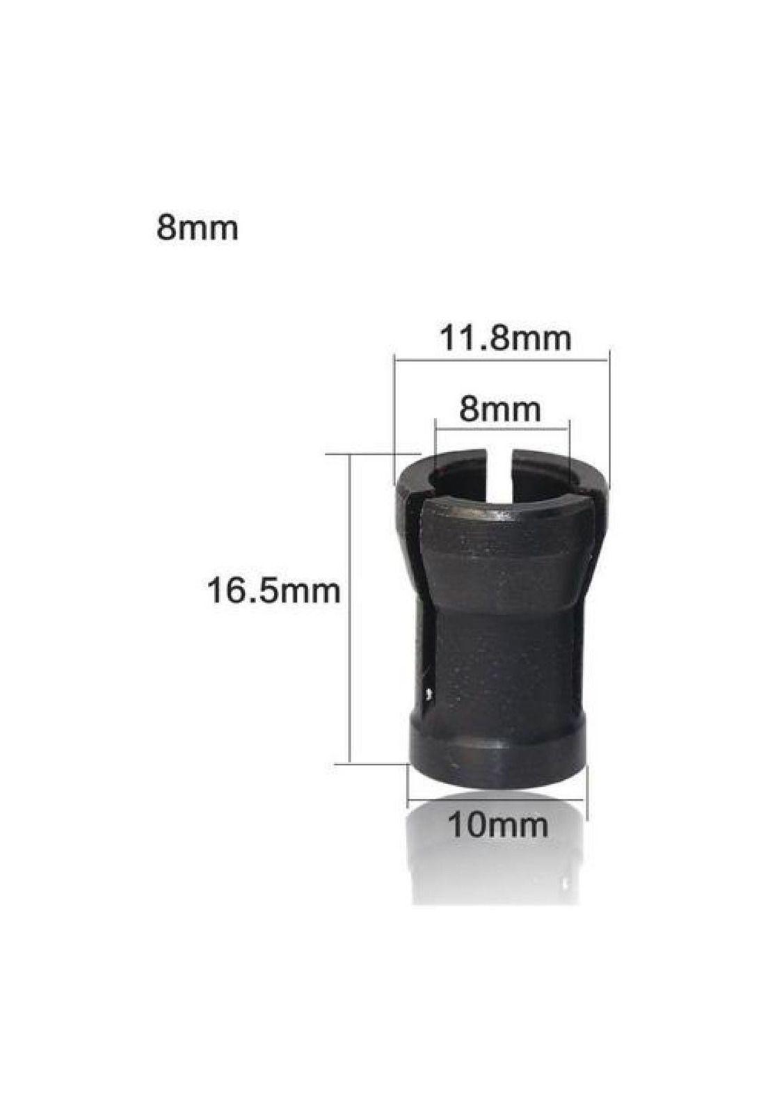 3 Adaptadores De Fresa Broca Para 1/4 Pulgada, 6, Y 8 Mm-2
