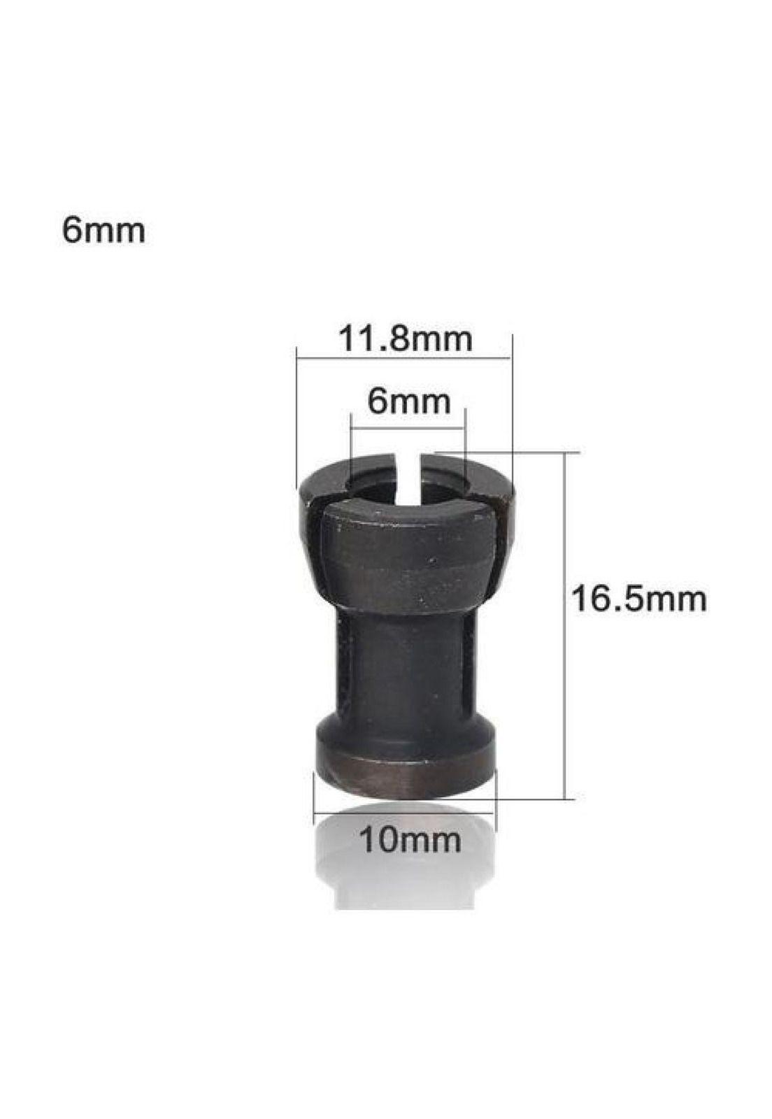 3 Adaptadores De Fresa Broca Para 1/4 Pulgada, 6, Y 8 Mm-3