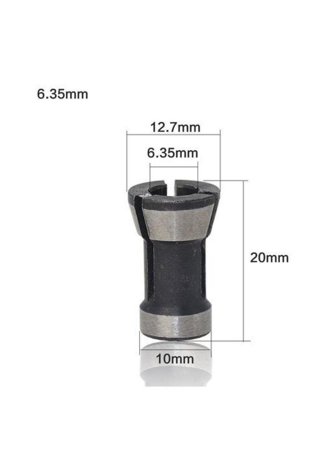 3 Adaptadores De Fresa Broca Para 1/4 Pulgada, 6, Y 8 Mm-4