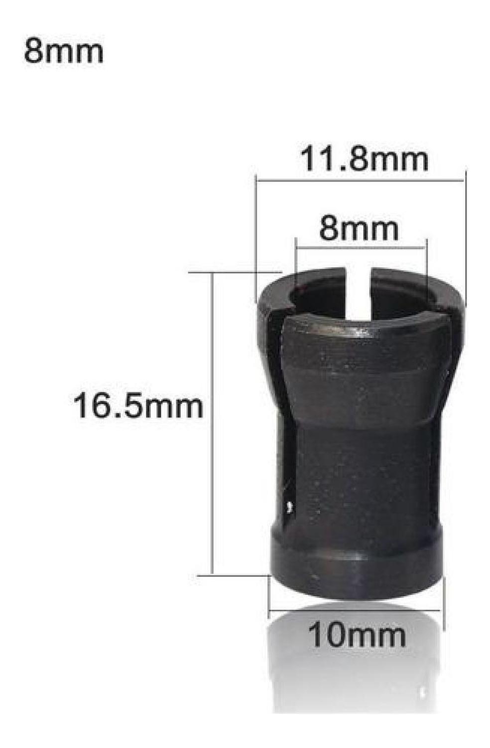 3 Adaptadores De Fresa Broca Para 1/4 Pulgada, 6, Y 8 Mm-2