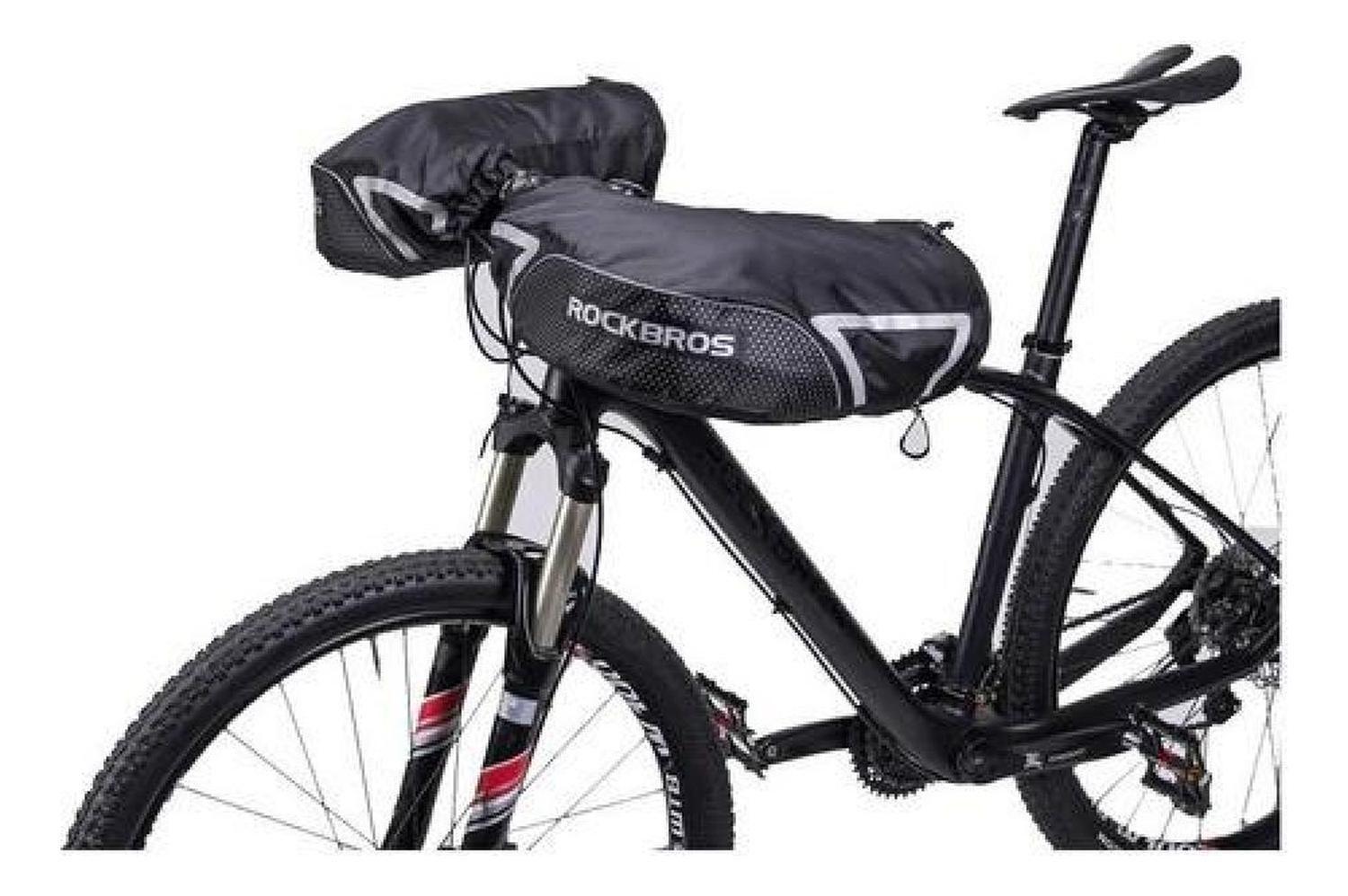 Cubrepuño Manoplas Manillar De Moto Y Bicicleta Impermeable Negro-9