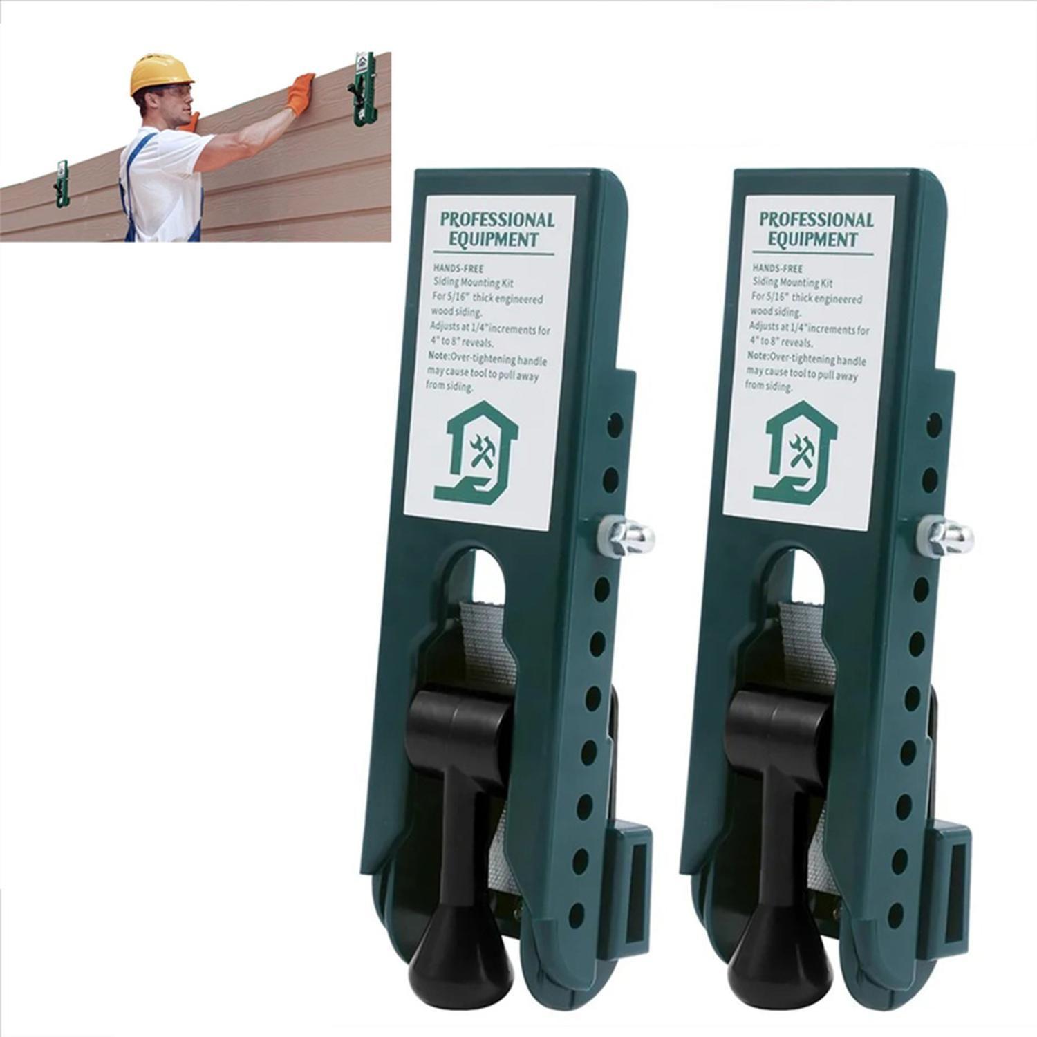 2 Soportes Niveladores Instalación Fachada Siding 5/16''-0