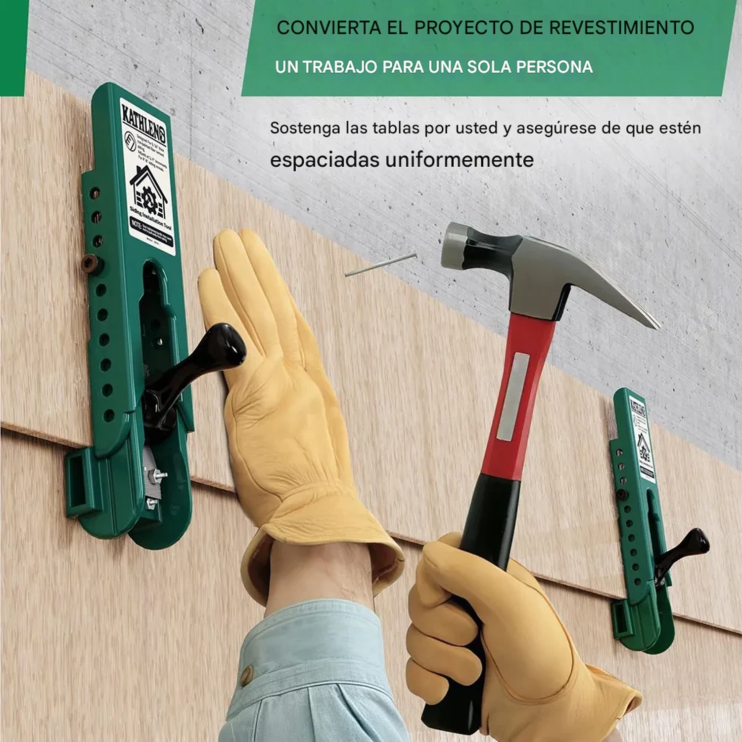 2 Soportes Niveladores Instalación Fachada Siding 5/16''-9