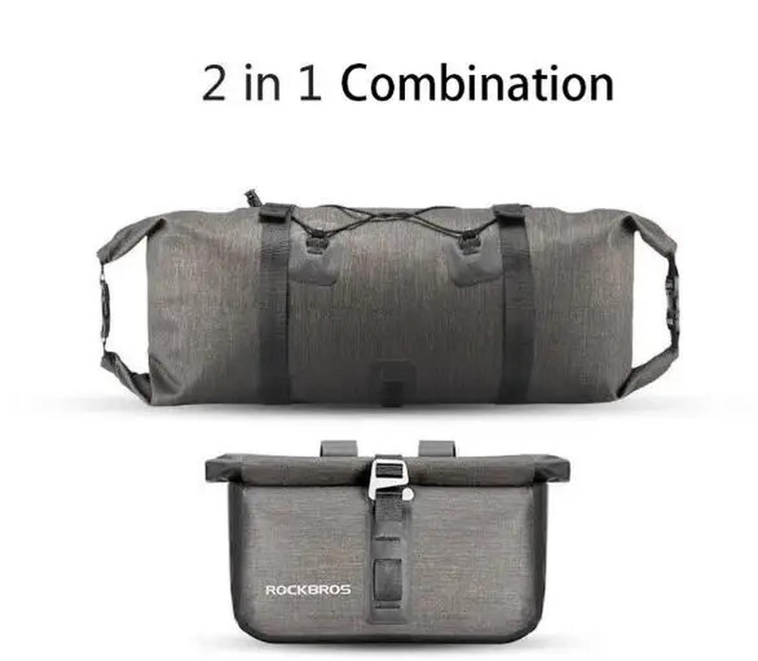 Bolso Bicicleta Manubrio Rockbros Impermeable 2 En 1-4
