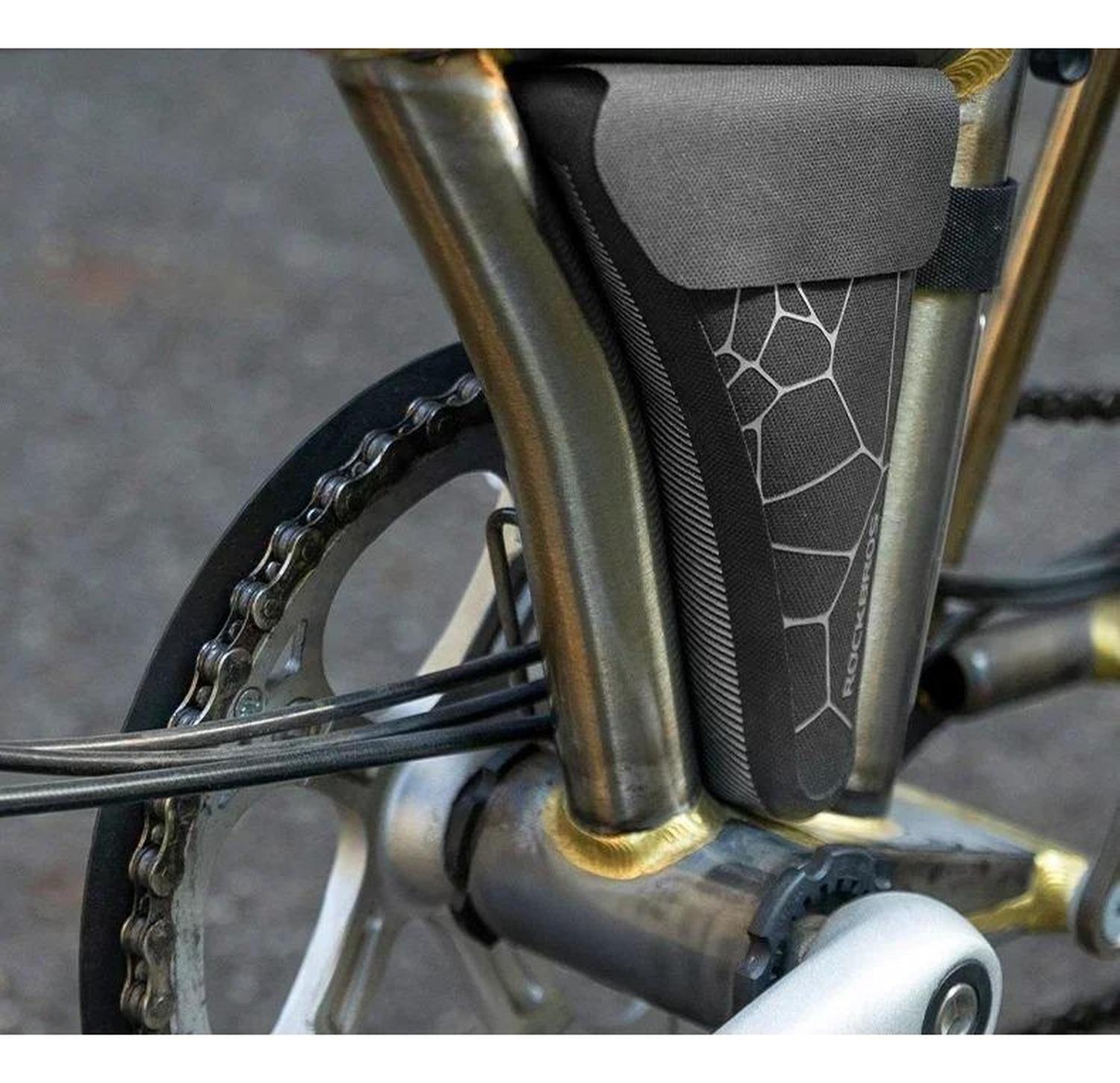 Bolsa Impermeable Rockbros Bicicleta Plegable Brompton Negro-4