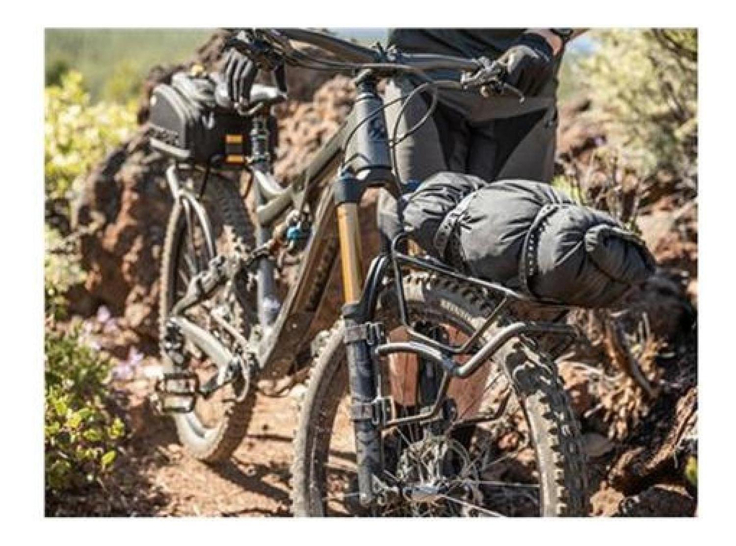 Parrilla Trasera Bicicleta 29 28 Transporte Porta Alforja Negro-3