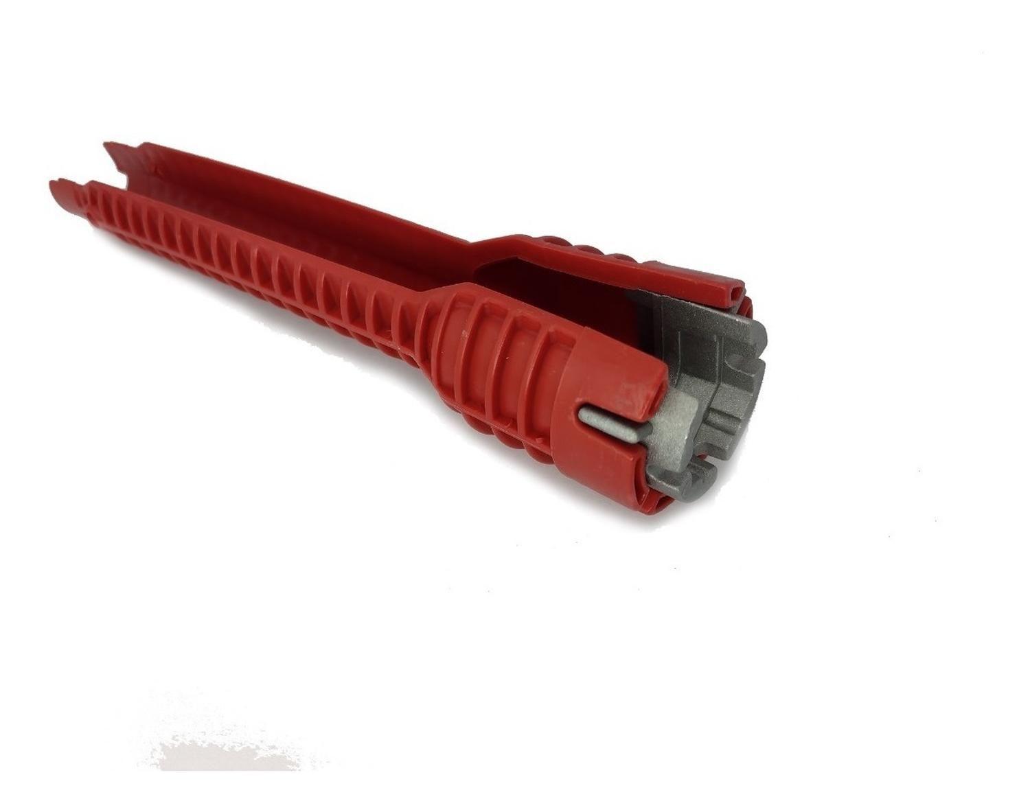 Llave Multi-función Gásfiter Instalación/reparación Grifería Rojo-3
