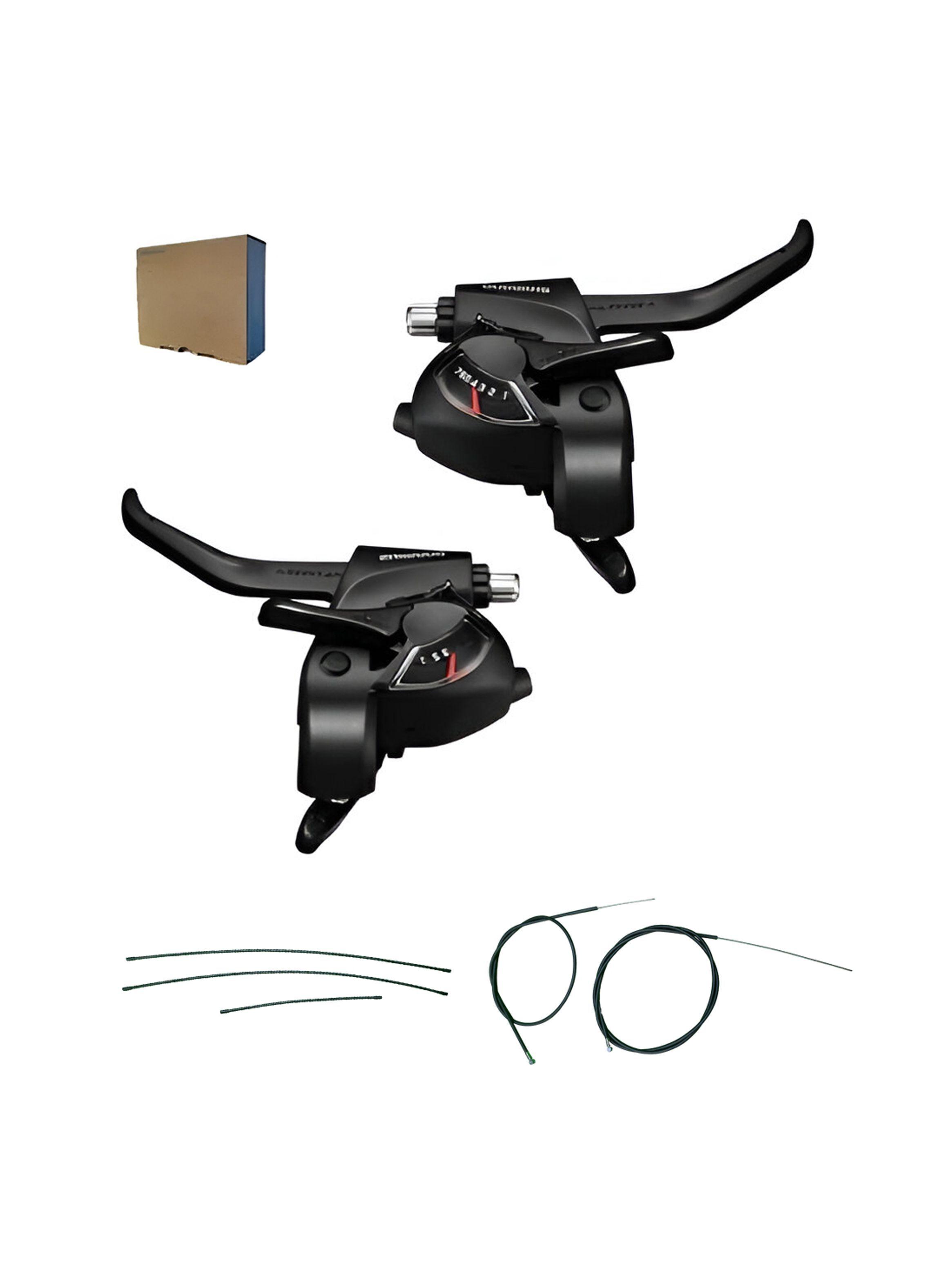 Kit Manillas Cambio Freno Shimano Tourney 3x7v Der Izq-0