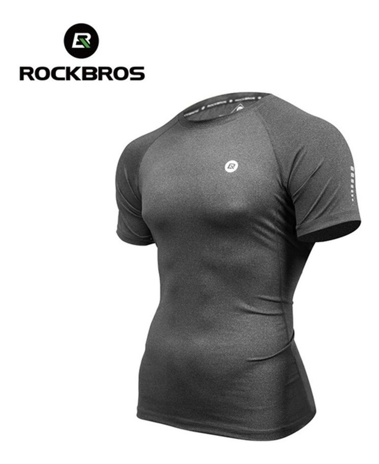 Polera De Ciclismo Deportiva Hombre Rockbros Manga Corta-2