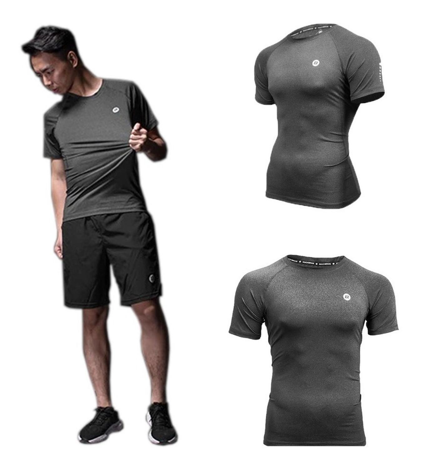 Polera De Ciclismo Deportiva Hombre Rockbros Manga Corta-4