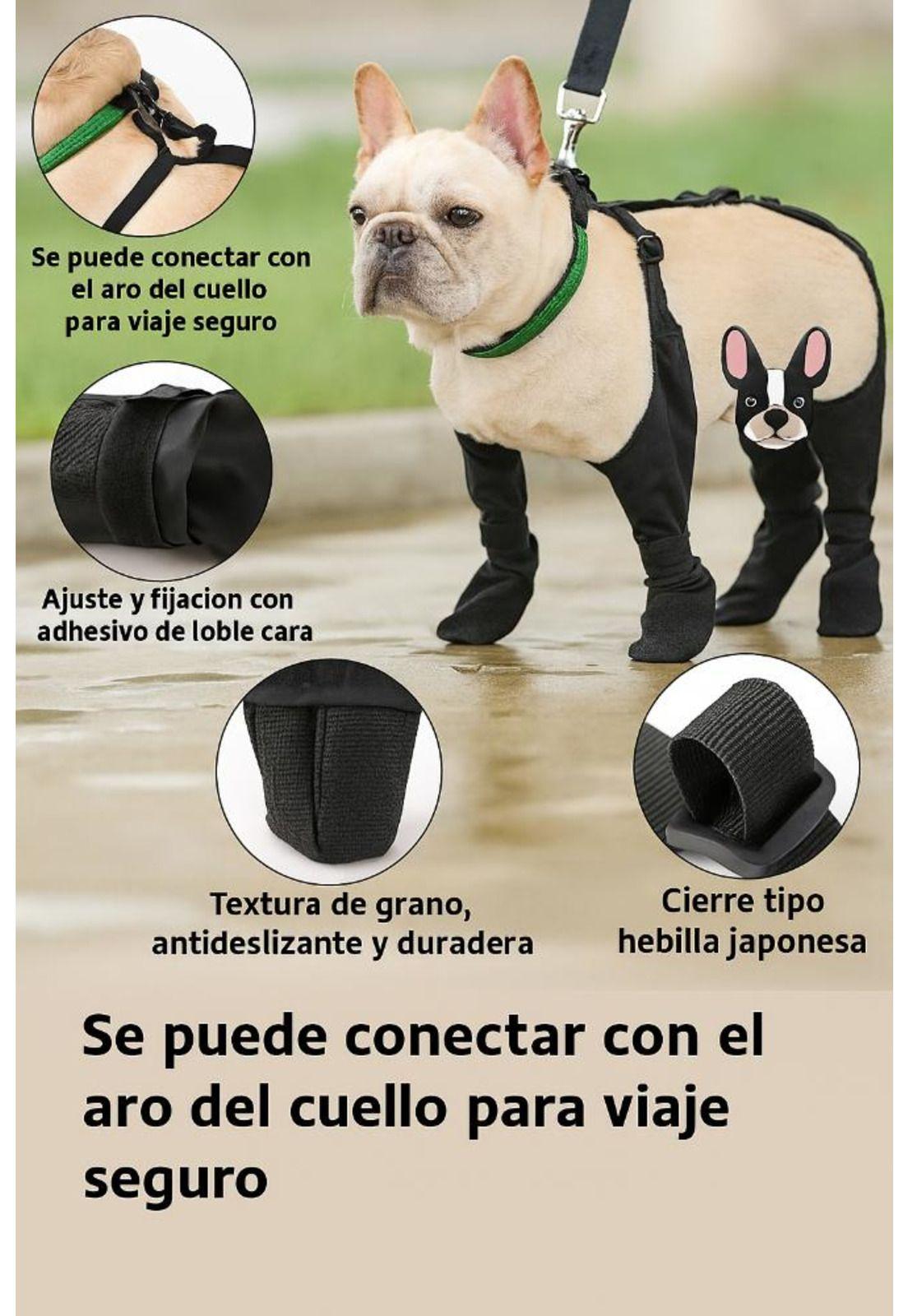 Botas Impermeables Perro Antideslizante Lluvia Agua-3