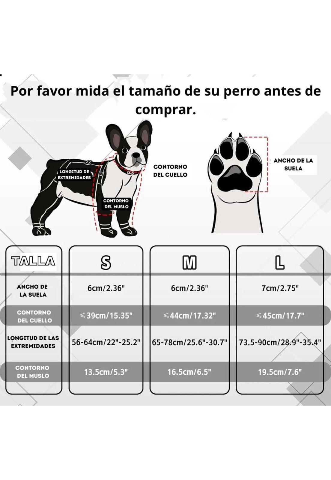 Botas Impermeables Perro Antideslizante Lluvia Agua-8