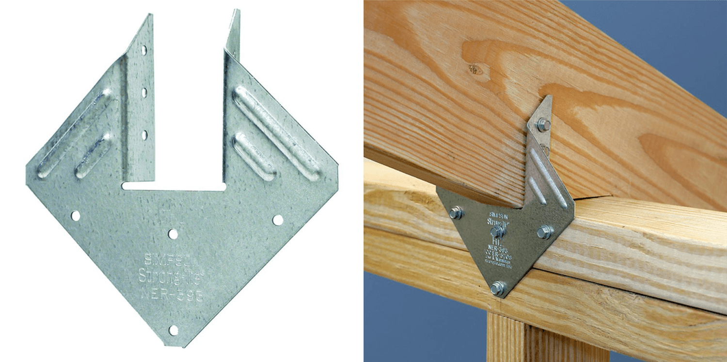 Conector Soporte Fijación Viga H1 Madera Galvanizado-7