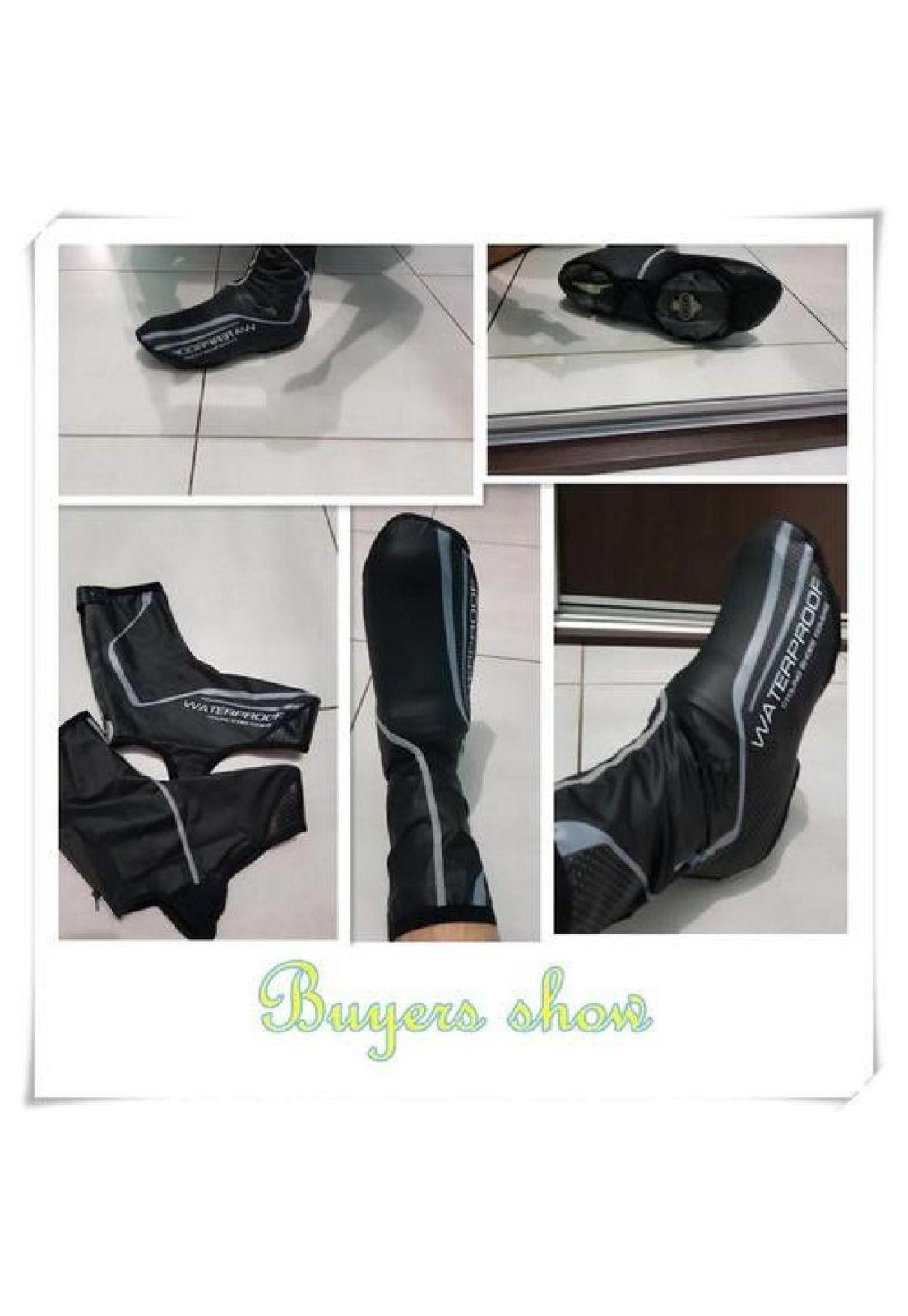 Cubrezapato Térmico Impermeable A Prueba De Viento Bicicleta-6