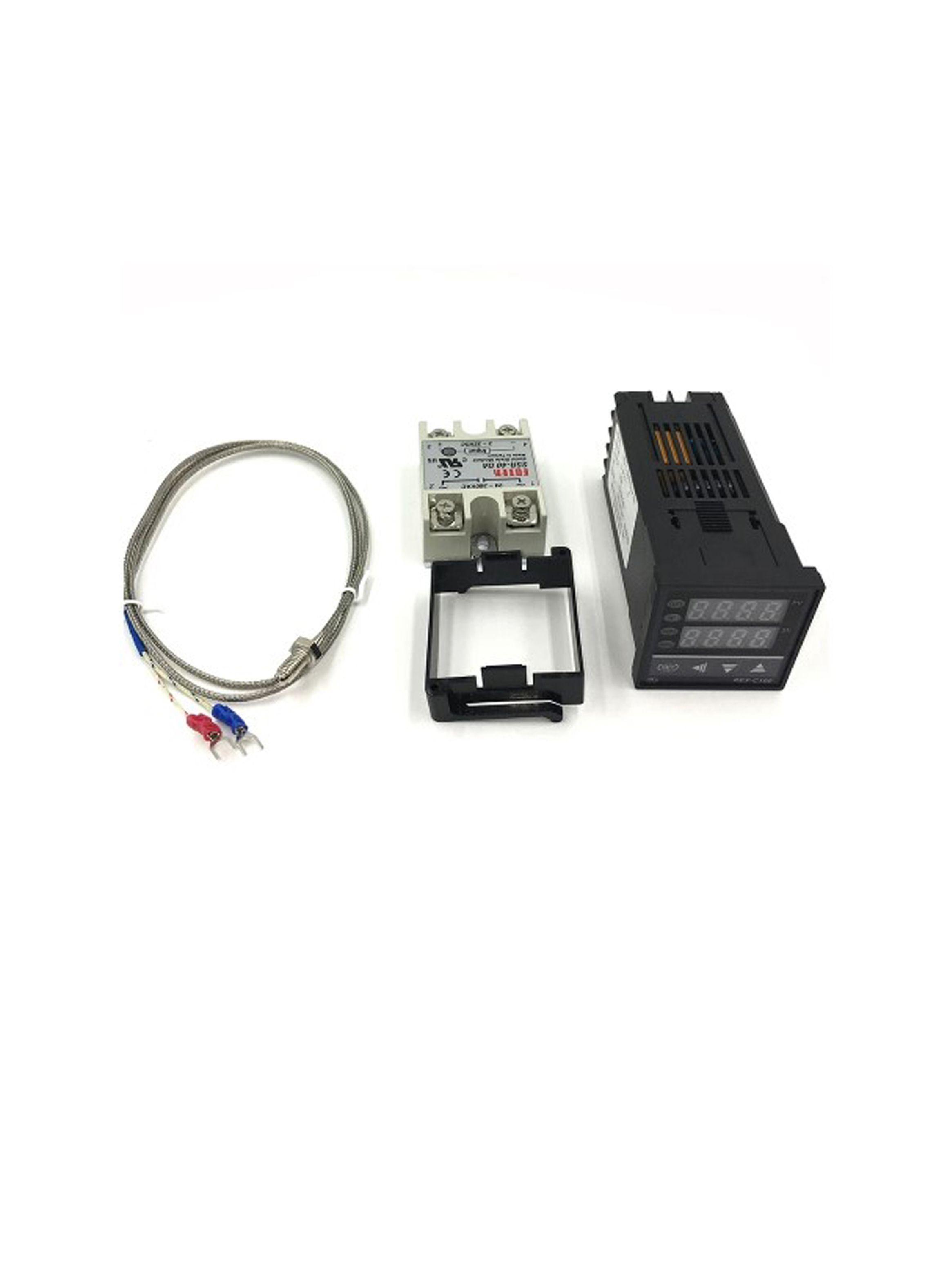 Termostato Control Temperatura Digital Lcd Pid Rex-c100 + K-2