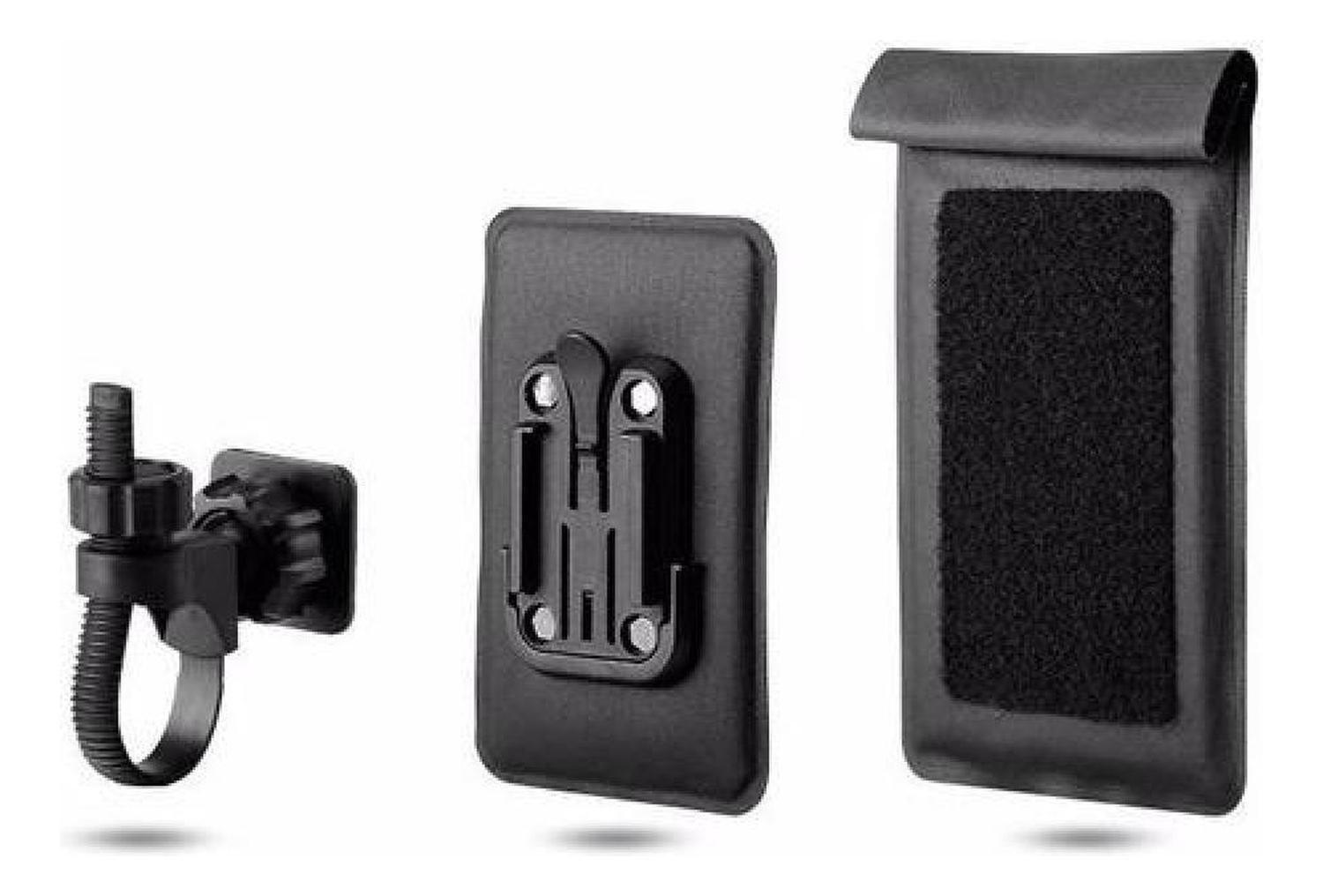 Soporte Funda Impermeable De Celular Para Bicicleta Rockbros Negro-1