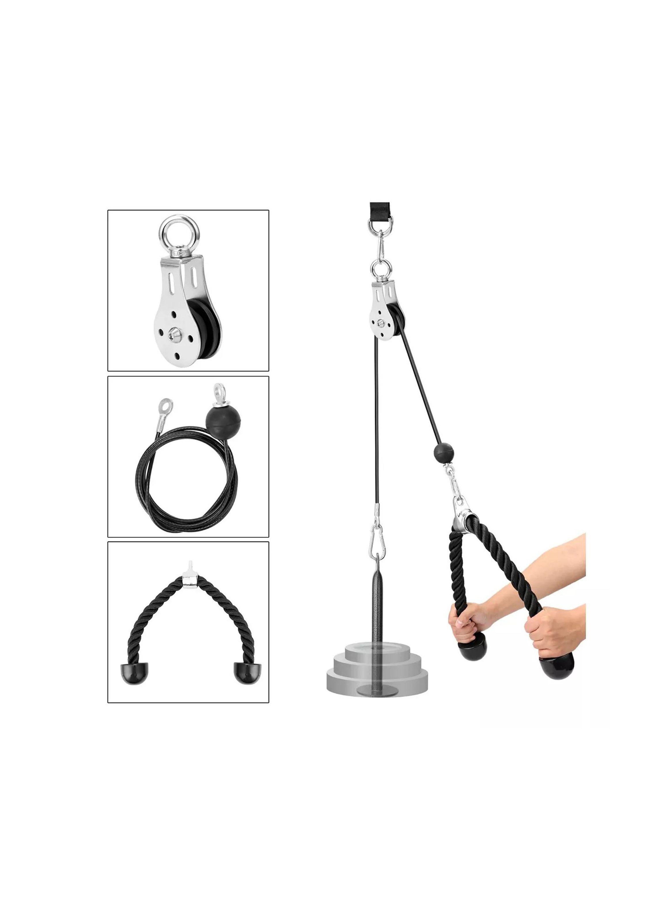Kit Polea Levantamiento Peso Gimnasio En Casa Triceps-2