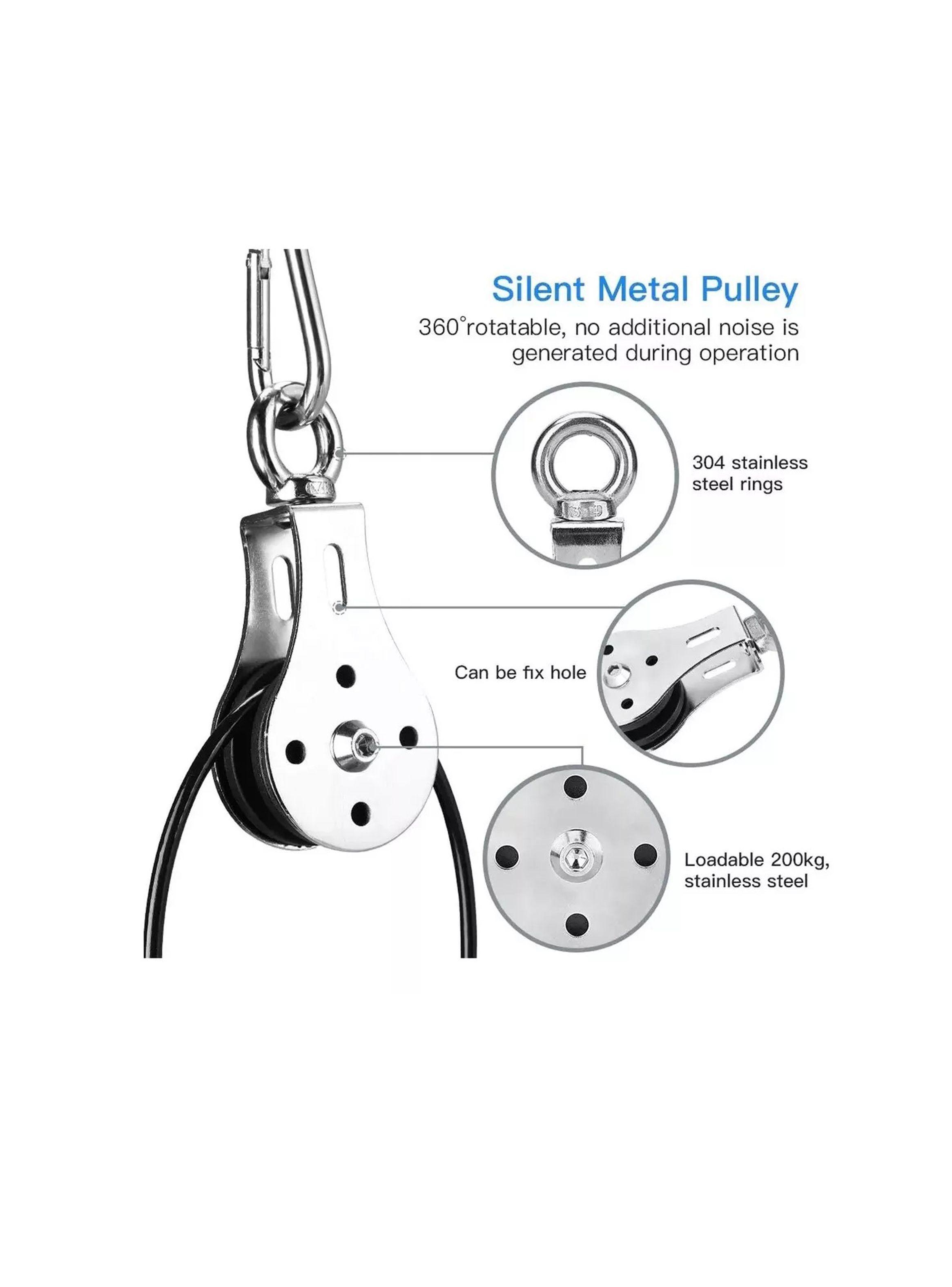 Kit Polea Levantamiento Peso Gimnasio En Casa Triceps-3