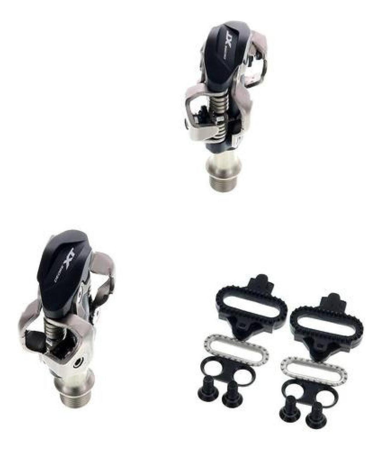 Pedales Shimano Deore Xt Pd-m8100 Spd Xc Mtb Con Calas Sh51 Negro-2