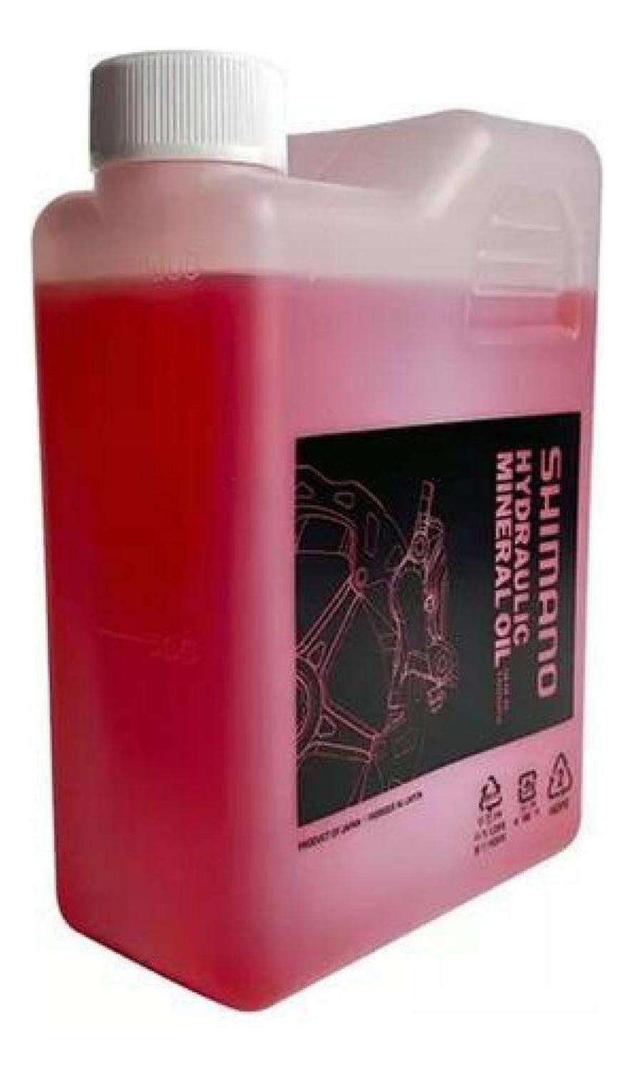 Aceite Mineral 1 Litro Shimano Liquido Frenos Hidráulicos - Rojo-2