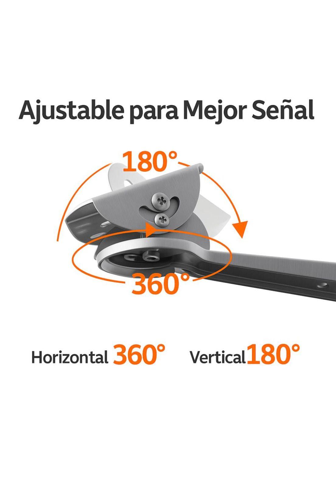 Soporte Pared Starlink Mini Ajustable con Adaptador Aluminio-2