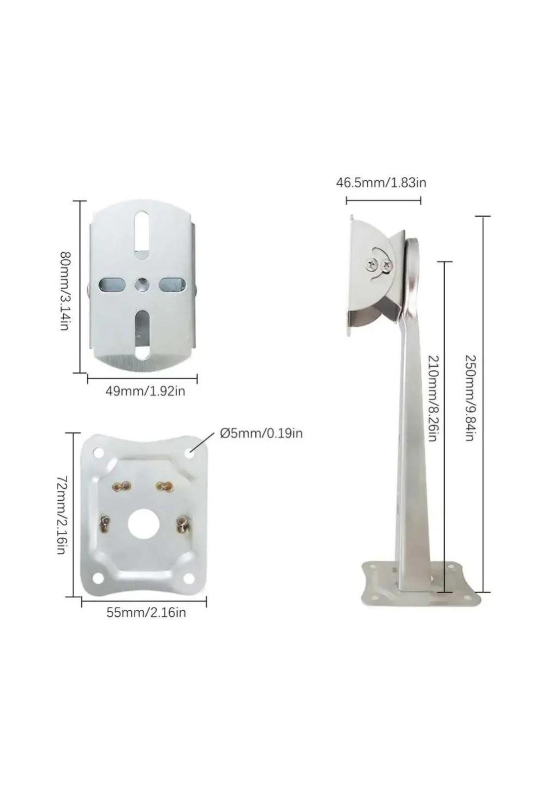 Soporte Pared Starlink Mini Ajustable con Adaptador Aluminio-8