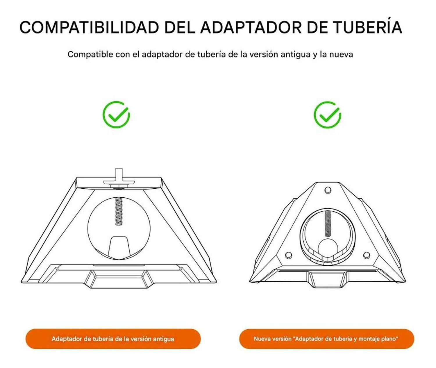 Soporte Pared Starlink Mini Ajustable Con Adaptador Aluminio Plateado-7