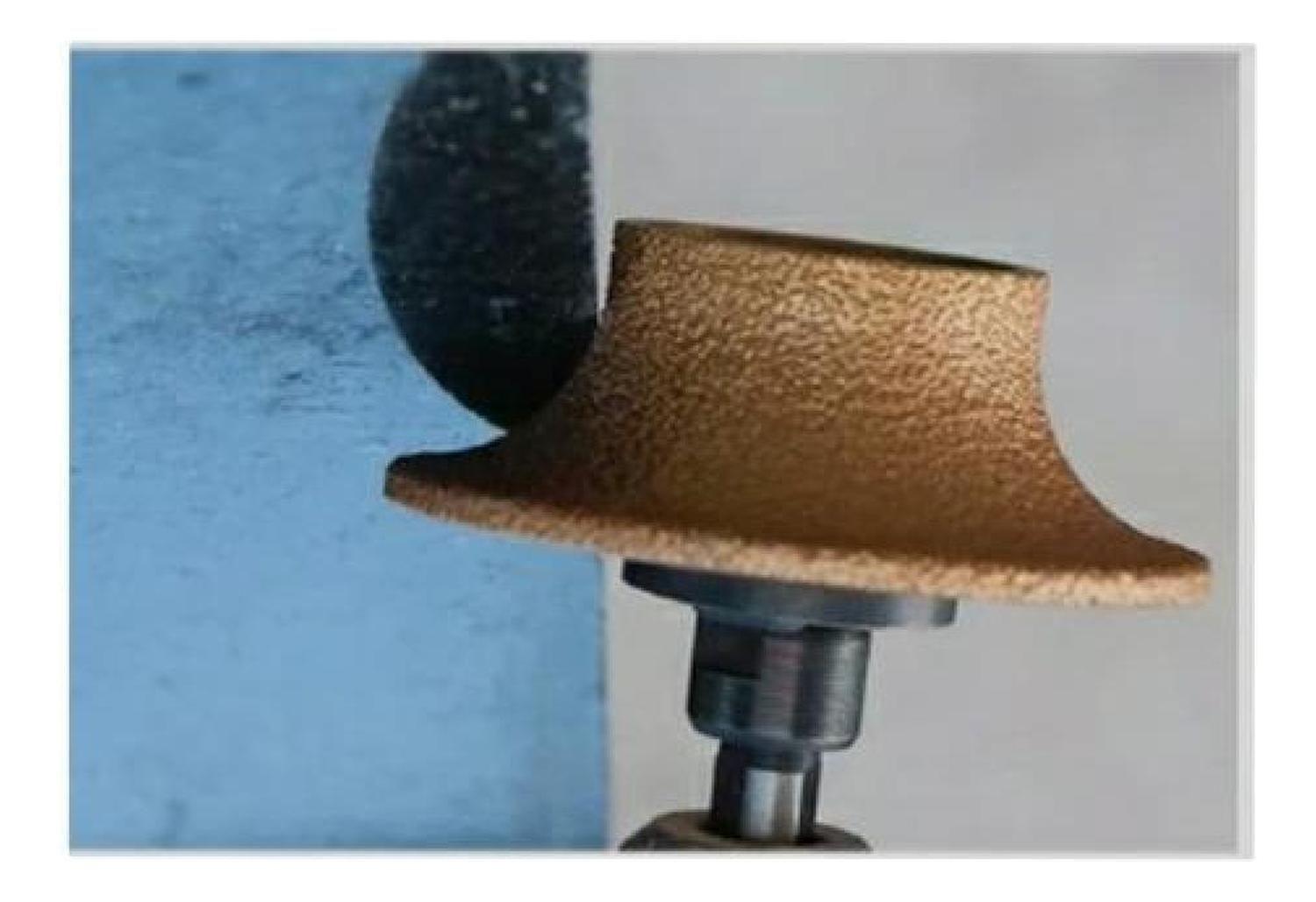 Disco Diamantado Borde Semi Circular Esmeril Granito Marmol Dorado Oscuro-1