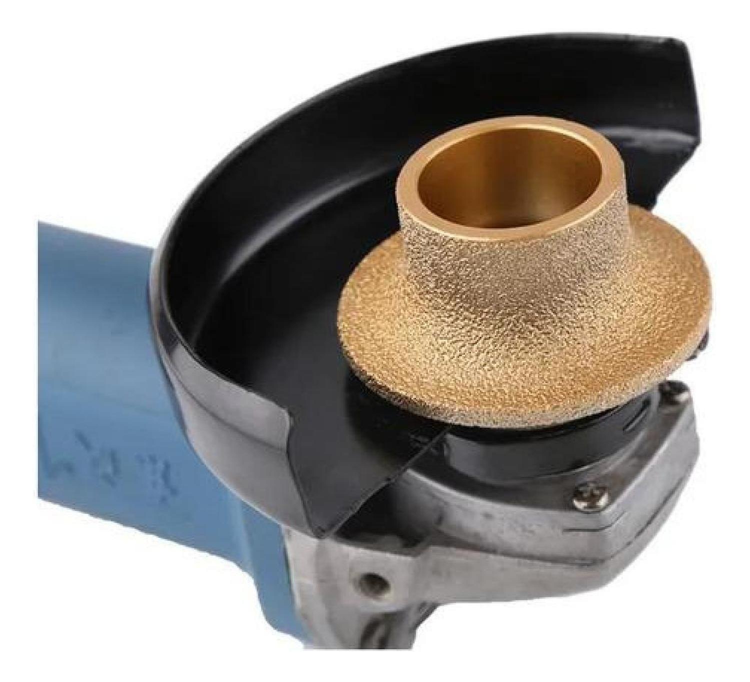 Disco Diamantado Borde Semi Circular Esmeril Granito Marmol Dorado Oscuro-3