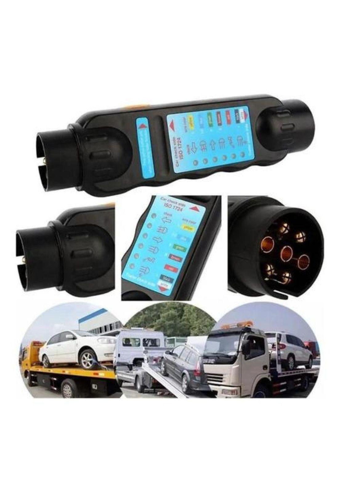 Tester 7 Pin Circuito Cableado Luces Enchufe Trailer Auto-2