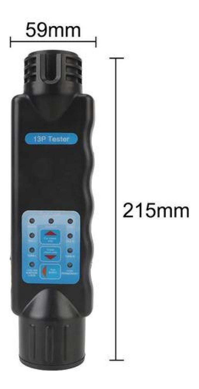 Tester 7 Pin Circuito Cableado Luces Enchufe Trailer Auto-1