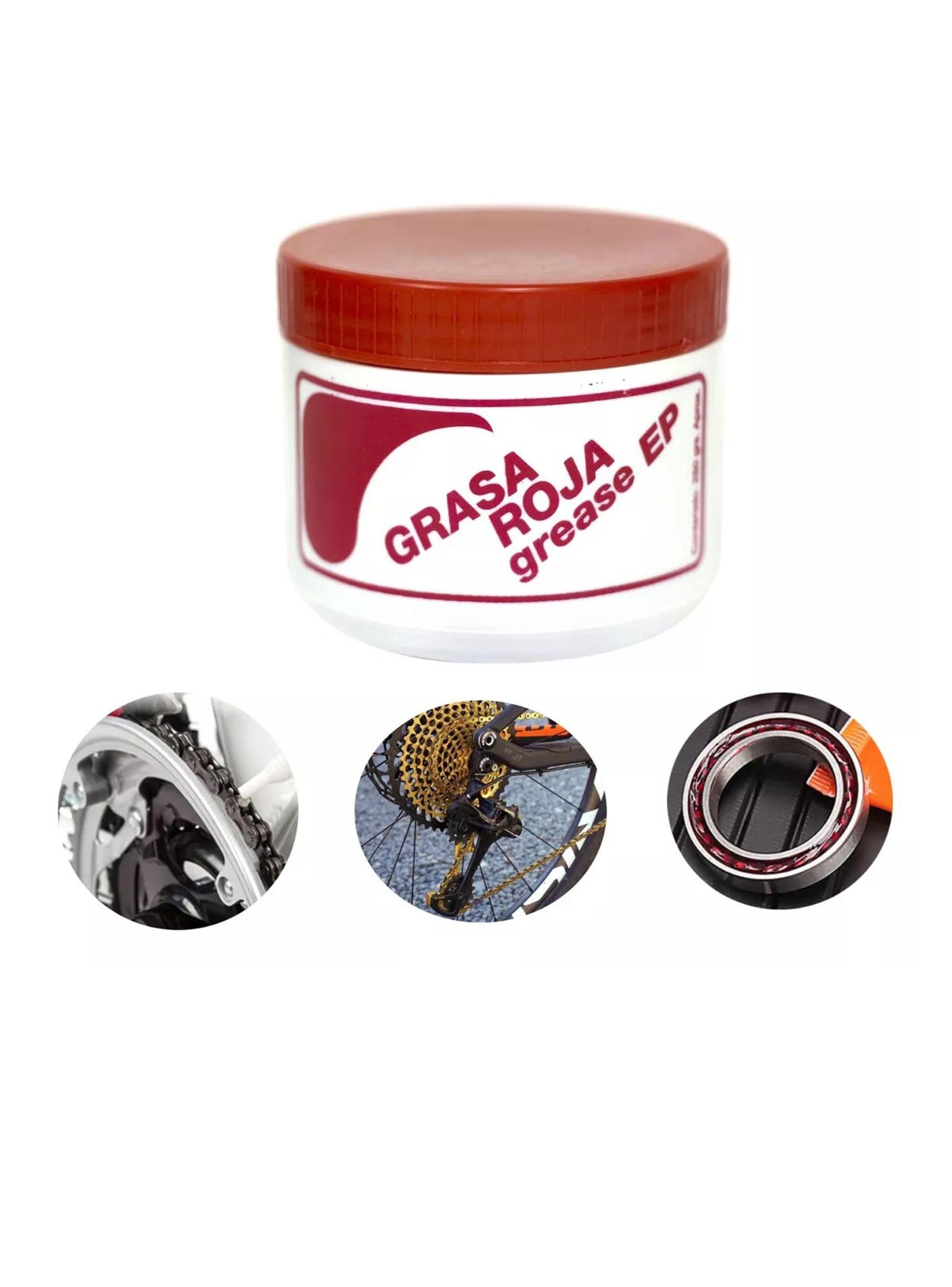 Grasa Roja Multipropósito Base Litio 250 Gr Bicicleta-0