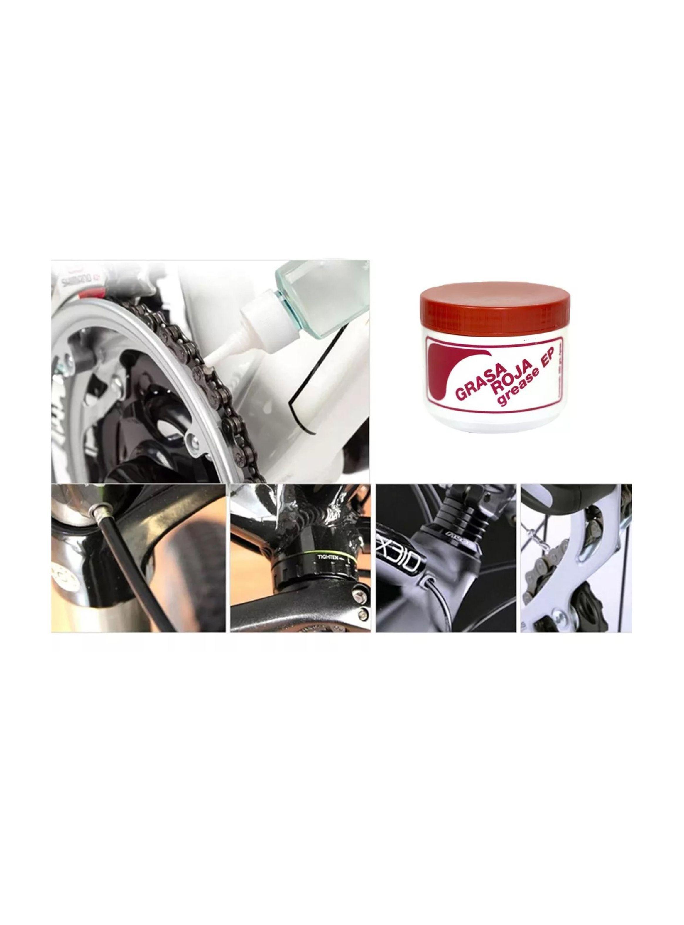 Grasa Roja Multipropósito Base Litio 250 Gr Bicicleta-4