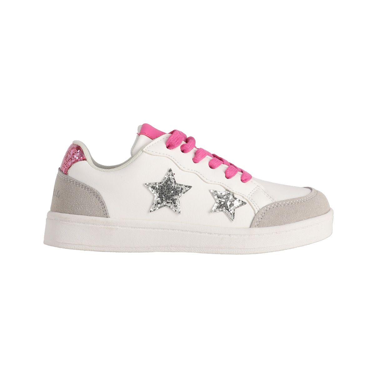 Zapatillas Niña Verona Blanco/Rosado Bamers-0