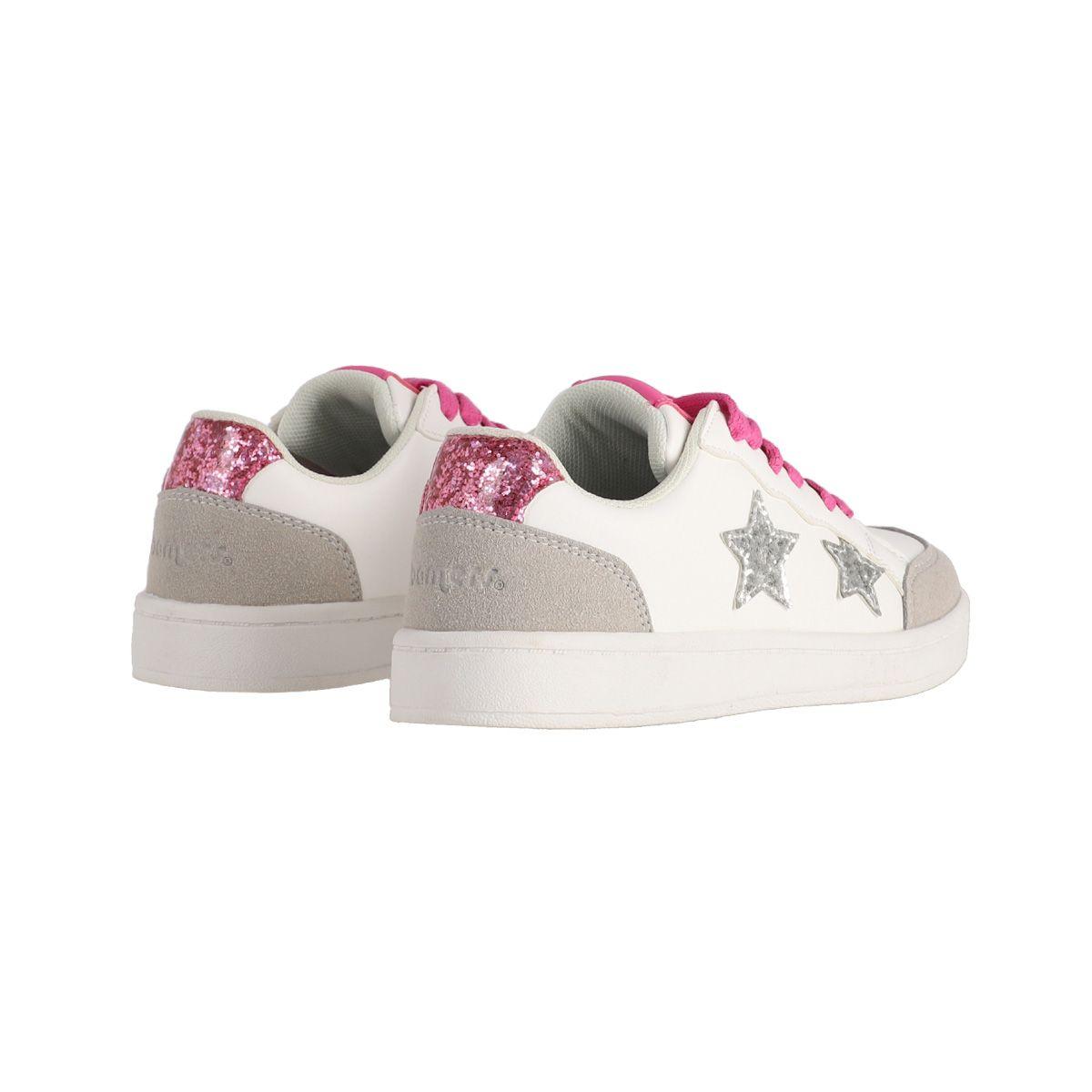 Zapatillas Niña Verona Blanco/Rosado Bamers-5