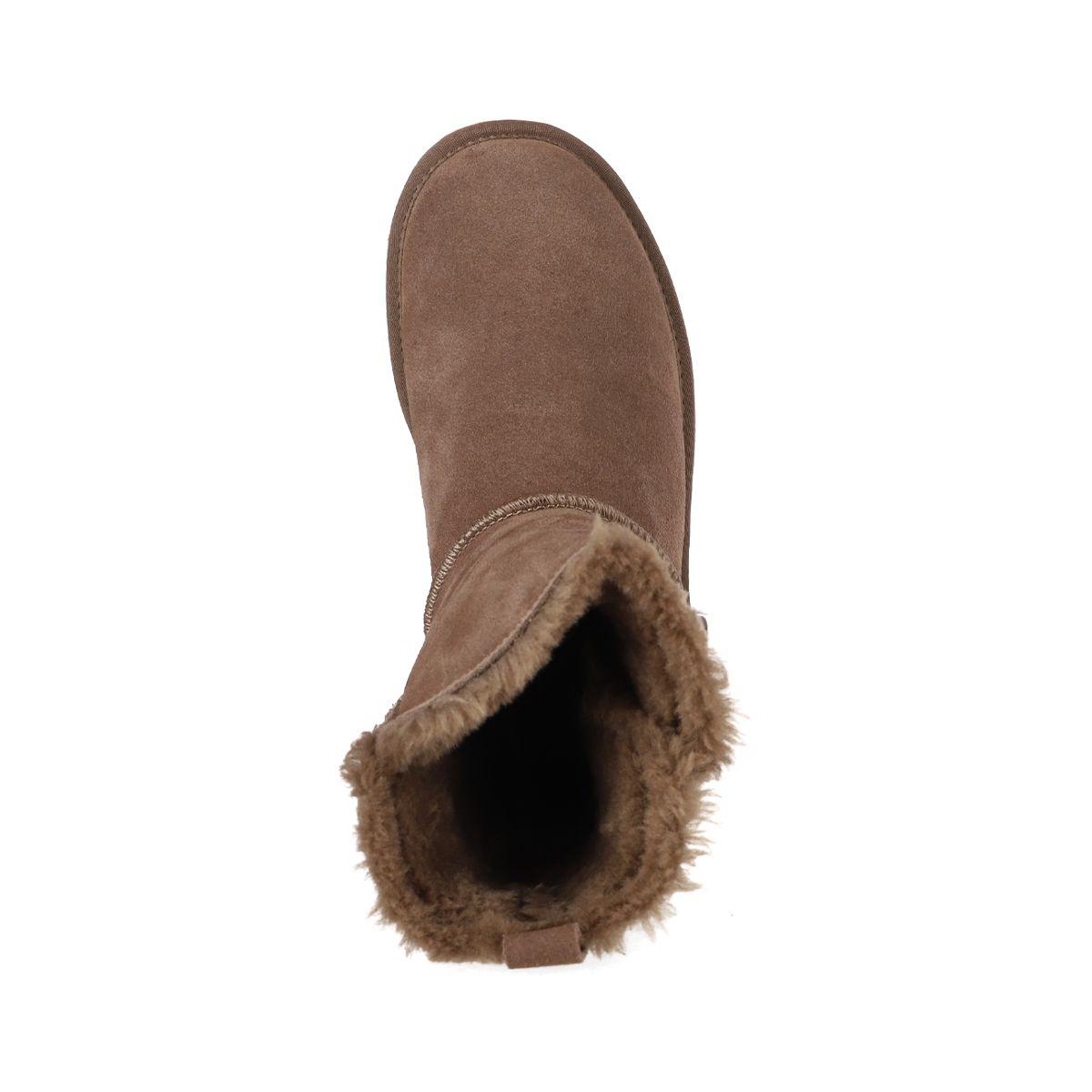 Bota Mujer Cuero Blast Button Café Claro Bamers-2