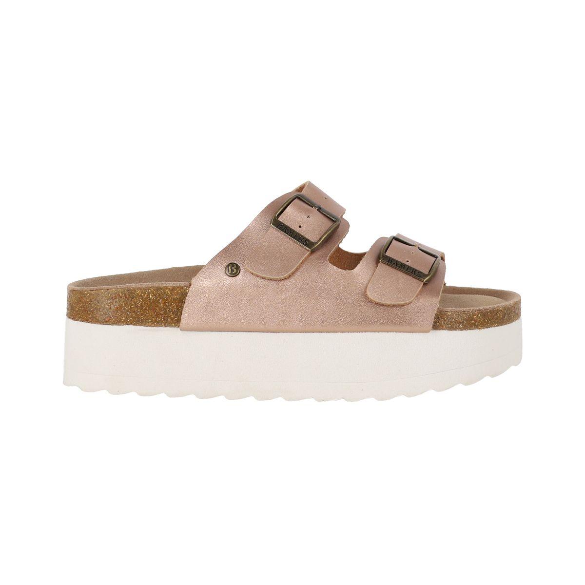 Sandalias Mujer Kend High Bamers Rosado-0