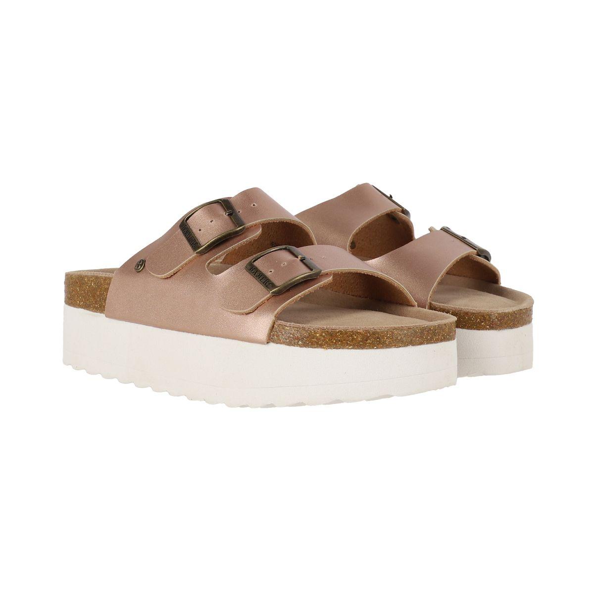 Sandalias Mujer Kend High Bamers Rosado-4