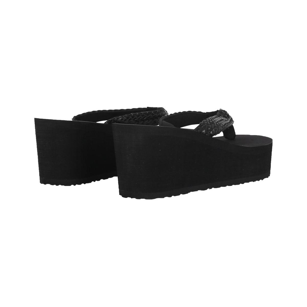 Sandalia Mujer  Bamers Flip Platform Negro-5