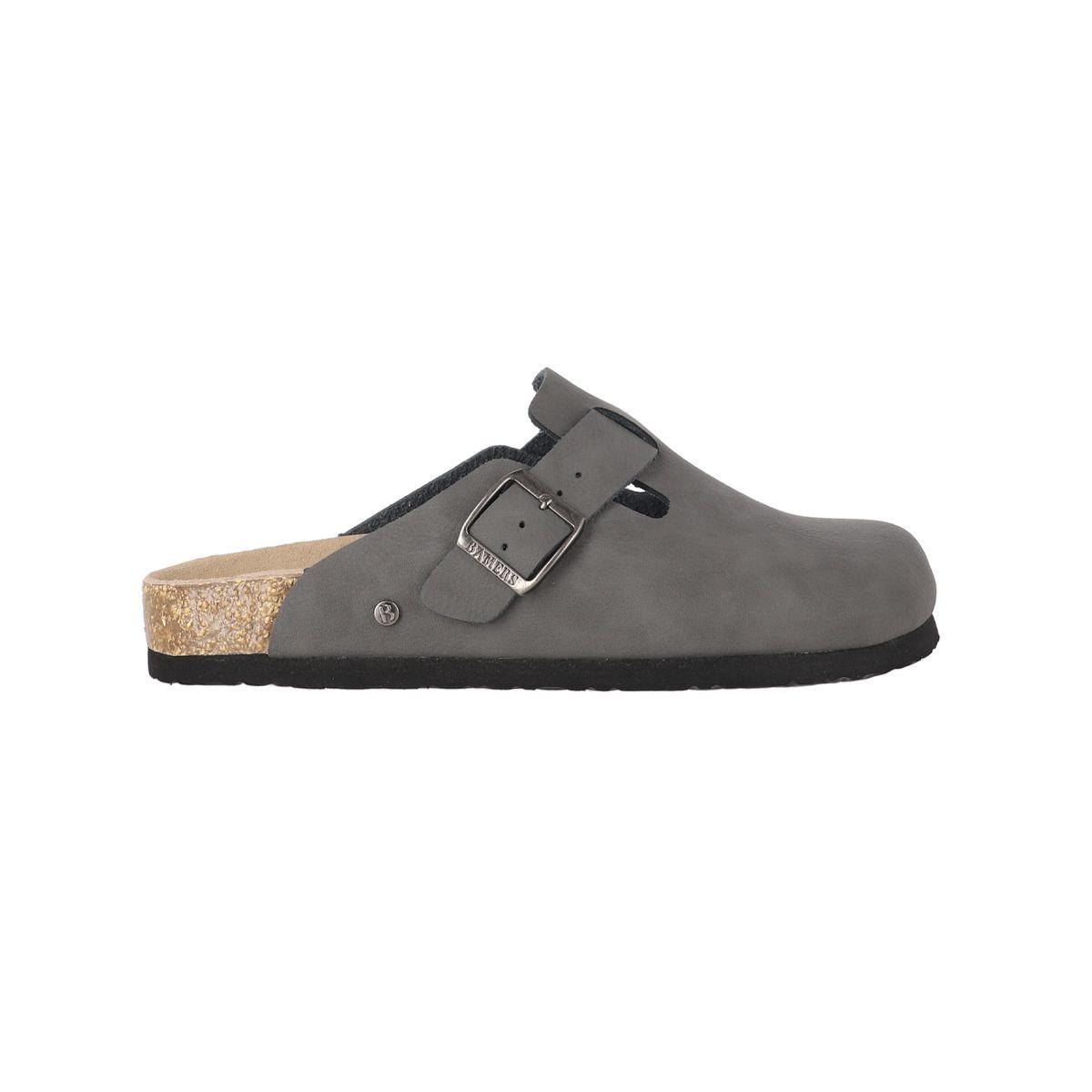 Zueco Mujer Bamers Classic Buckle Gris-0